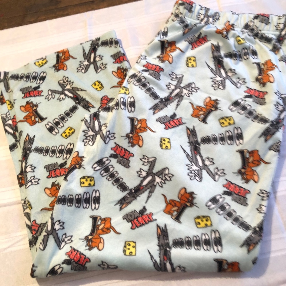 TOM AND JERRY MENS PAJAMA PANTS SUPER SOFT XL